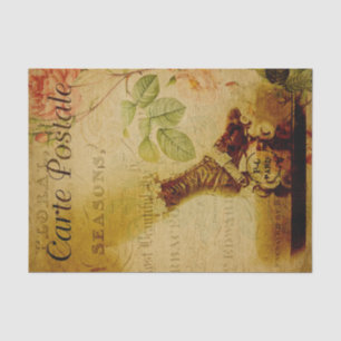 Ephemera Woman Leg mit Roller Blade Decoupage Seidenpapier