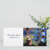 EPHEMERAL 16 masquerade kugel silber Einladung (Stehend Vorderseite)