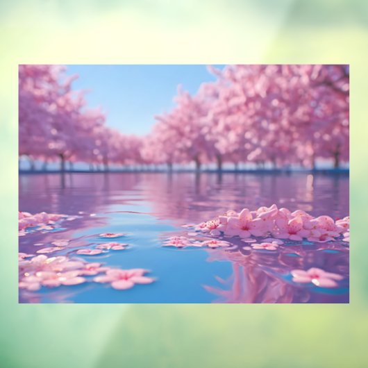 Ephemeral Bloom Fensteraufkleber (Blatt 3)