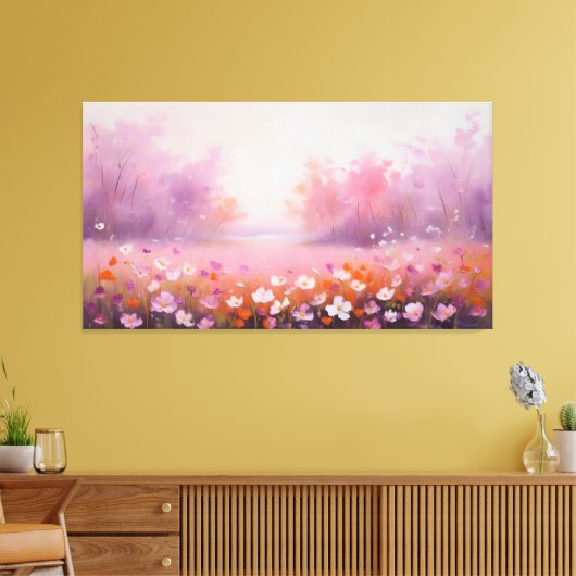 Ephemeral Bloom Leinwanddruck (Insitu (Wohnzimmer))