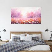 Ephemeral Bloom Leinwanddruck (Insitu (Schlafzimmer))