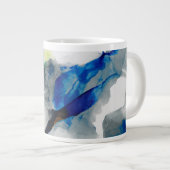 Ephemeral - Blue & Gray Jumbo-Tasse (Vorderseite Rechts)