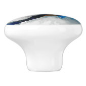 Ephemeral - Blue & Gray Keramikknauf (Seitenansicht)