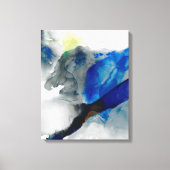 Ephemeral - Blue & Gray Leinwanddruck (Vorderseite)