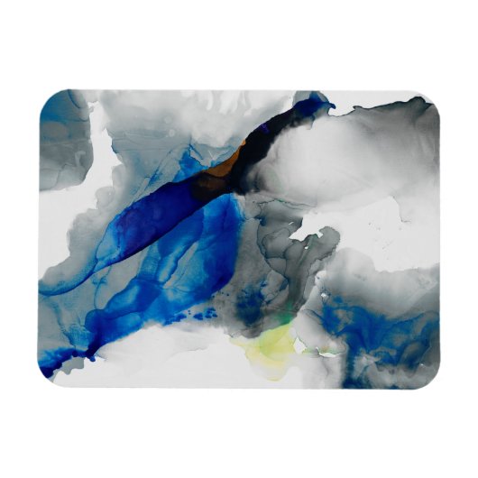 Ephemeral - Blue & Gray Magnet (Horizontal)