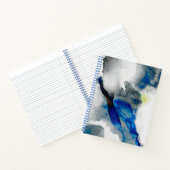Ephemeral - Blue & Gray Notizblock (Innenseite)