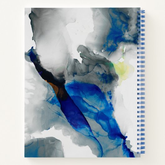 Ephemeral - Blue & Gray Notizblock (Rückseite)