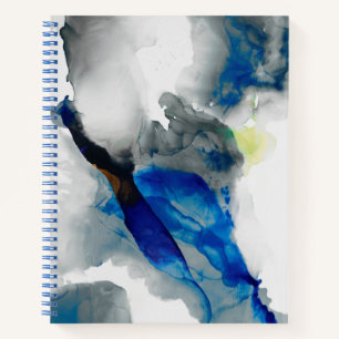 Ephemeral - Blue & Gray Notizblock