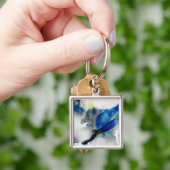 Ephemeral - Blue & Gray Schlüsselanhänger (Hand)