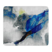 Ephemeral - Blue & Gray Schneidebrett (Vorderseite)