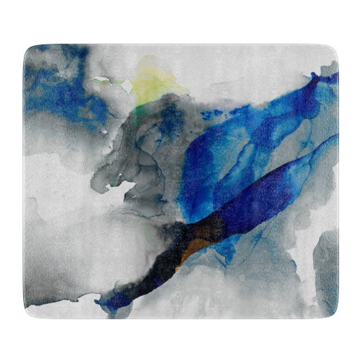 Ephemeral - Blue & Gray Schneidebrett (Vorderseite)