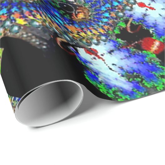 EPHEMERAL FRAKTAL MASK GESCHENKPAPIER (Rolleneckpunkt)