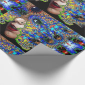 EPHEMERAL FRAKTAL MASK GESCHENKPAPIER (Ecke)