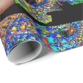 EPHEMERAL FRAKTAL MASK GESCHENKPAPIER (Rolleneckpunkt)