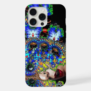 EPHEMERAL/ FRAU MIT BUNTER FRACTAL-MASK iPhone 15 PRO MAX HÜLLE