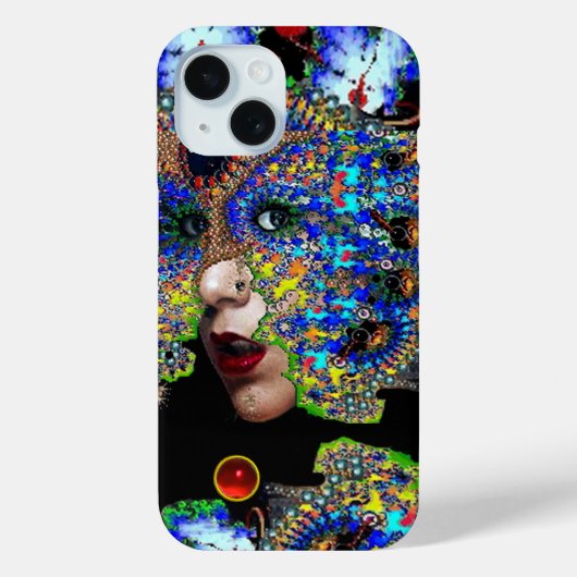 EPHEMERAL/FRAU MIT FARBIGEM FRAKTAL Case-Mate iPhone HÜLLE (Rückseite)