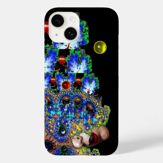 EPHEMERAL/FRAU MIT FARBIGEM FRAKTAL Case-Mate iPhone HÜLLE (Rückseite)