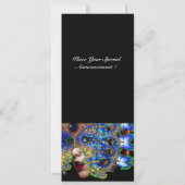 EPHEMERAL,halloween masquerade ball, blau maske Ankündigung (Rückseite)