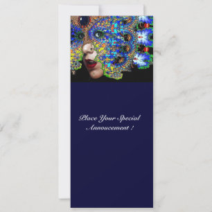 EPHEMERAL Mardi Gras Masquerade Ball, Blaumaske Ankündigung