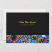 EPHEMERAL Mardi Gras Masquerade Ball, Blaumaske Ankündigung (Rückseite)