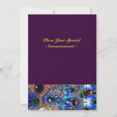 EPHEMERAL Mardi Gras Masquerade Ball, Blaumaske Ankündigung (Rückseite)