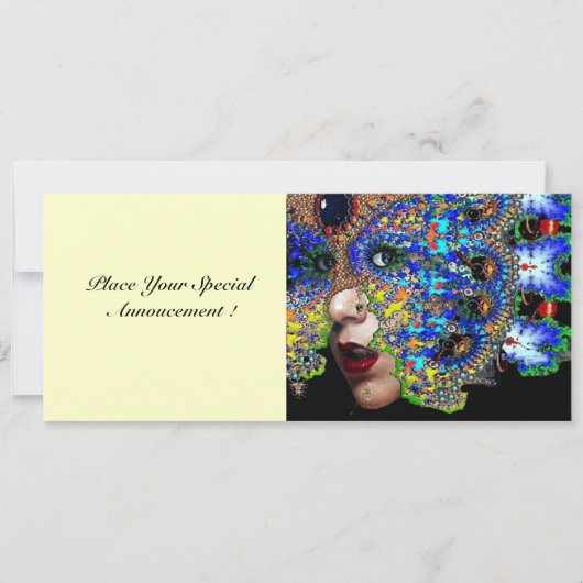 EPHEMERAL masquerade kostüme ball champagne Ankündigung (Vorderseite)