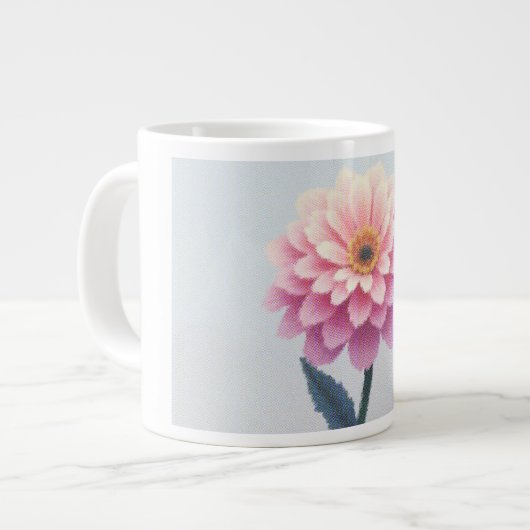 Ephemeral Petal Sketch Jumbo-Tasse (Vorderseite Links)