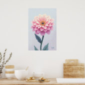 Ephemeral Petal Sketch Poster (Küche)