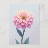 Ephemeral Petal Sketch Postkarte (Vorderseite)