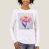 Ephemeral Petal Sketch Tri-Blend Shirt (Vorderseite)