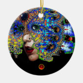 EPHEMERAL , Red Ruby , Blue Sapphire Keramik Ornament (Vorne)