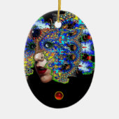 EPHEMERAL , Red Ruby , Blue Sapphire Keramikornament (Vorne)