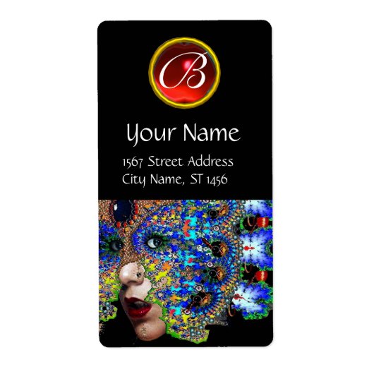 EPHEMERAL RED RUBY MONOGRAM Black (Vorne)