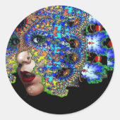 EPHEMERAL RUNDER AUFKLEBER (Vorderseite)