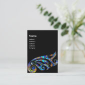 EPHEMERAL SAPPHIRE Schönheit ,Salon,Wellness-Cente Visitenkarte (Stehend Vorderseite)