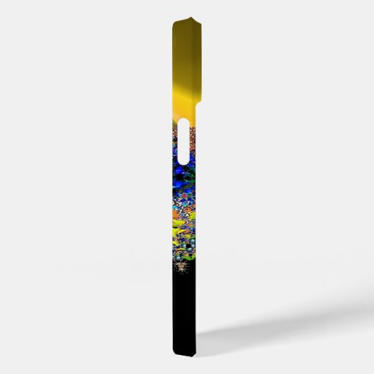 EPHEMERAL, SCHÖNHEIT MIT MASK Gelbes Topaz-Gem Case-Mate iPhone Hülle (Rückseite / Rechts)