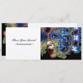 EPHEMERAL Sweet 16 Masquerade Ball Einladung (Vorne/Hinten)