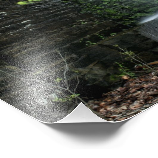 Ephemeral Waterfall Fotodruck (Ecke)