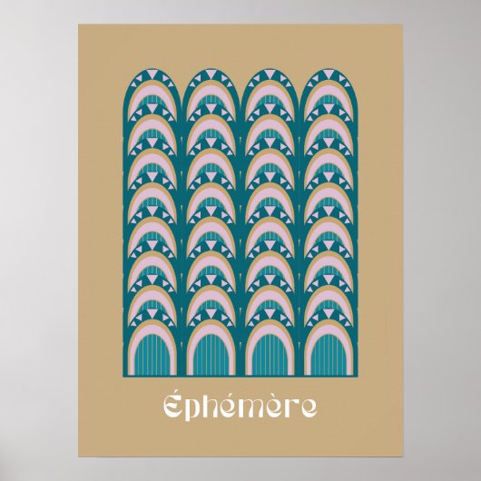 éphémère art deco poster (Vorne)