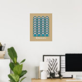 éphémère Art Deco Stil Poster (Heimbüro)