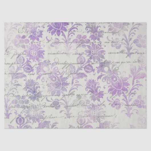 Ephemere Lavendel Paper Series Design 2 Seidenpapier (Vorderseite)