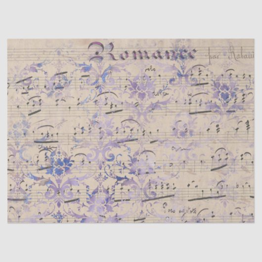 Ephemere Lavendel Paper Series Design 3 Seidenpapier (Vorderseite)