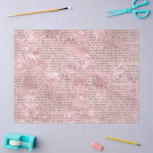 Ephemere Pink Paper Series Design 3 Seidenpapier (Basteln)