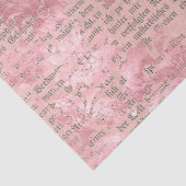 Ephemere Pink Paper Series Design 3 Seidenpapier (Detail)