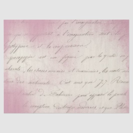 Ephemere Pink Paper Series Design 6 Seidenpapier (Vorderseite)