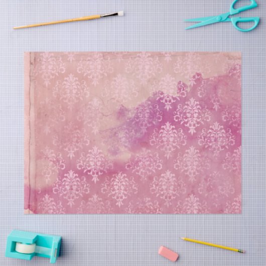 Ephemere Pink Paper Series Design 7 Seidenpapier (Basteln)