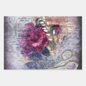 Ephemerial Vintag Variety Decoupage Geschenkpapier Set (Vorderseite)