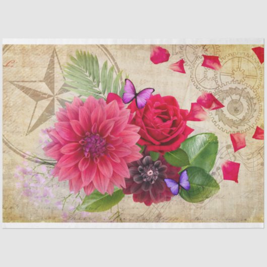 Ephemerials Dekoupage Tissue Paper Seidenpapier (Vorderseite)