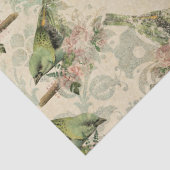 Ephemeride Birds Series Design Vier Seidenpapier (Detail)