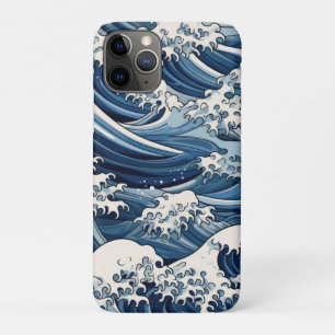 Ephemische Wappen: Hokusai Waves remaged Case-Mate iPhone Hülle